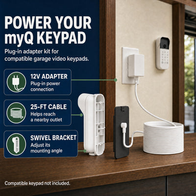Garage Keypad PowerLink — Plug-In Power Kit