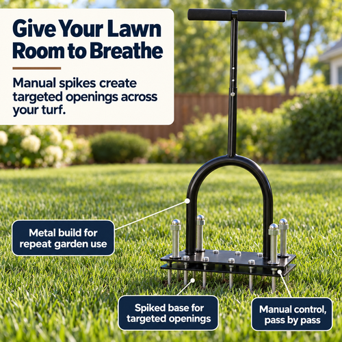 Steadwell Lawn Aerator — Targeted Turf Care
