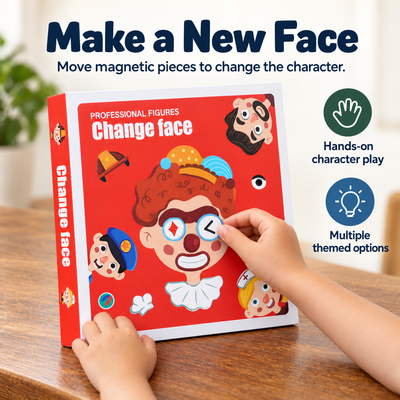 Themed Magnetic Puzzle Activity — Choose a Play Theme
