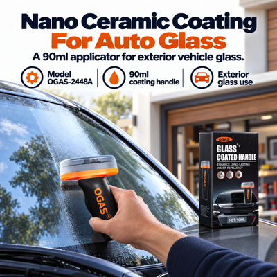 Rain-Ready Glass Coating — Helps Water Bead & Roll Off