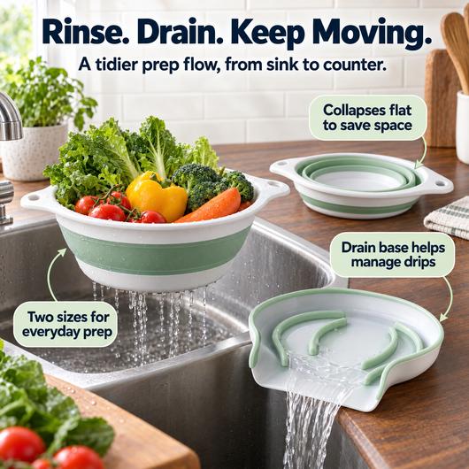Sink-to-Counter Colander Set — Tidy Prep