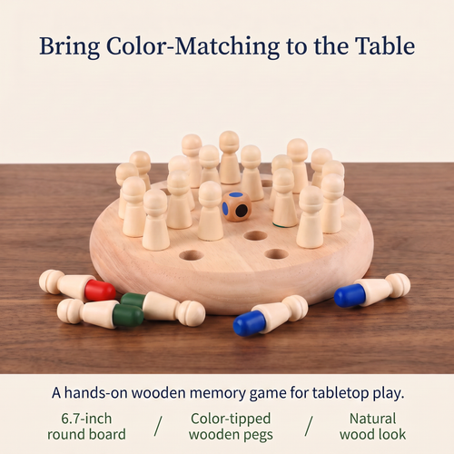 Color-Match Pegboard — Hands-On Memory Play