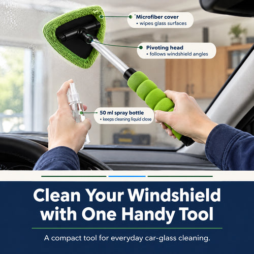 Windshield Wipe — Compact Car-Glass Cleaning