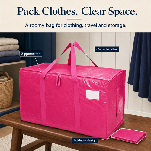 FoldAway Storage Tote — Pack More, Store Smarter