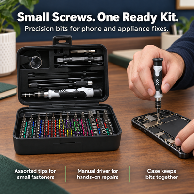 Precision Screwdriver Set — Ready for Small Repairs