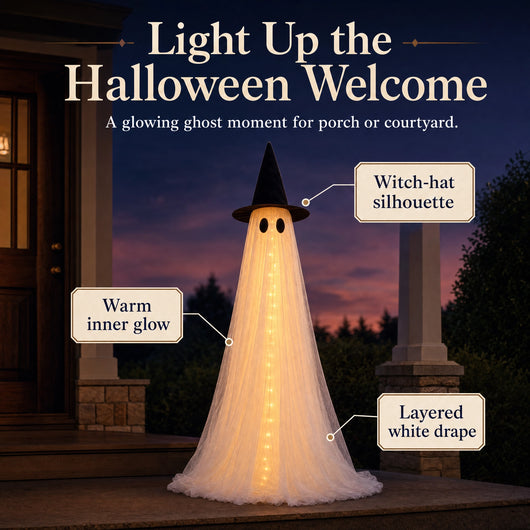 Steadwell Glow Ghost — Halloween Welcome