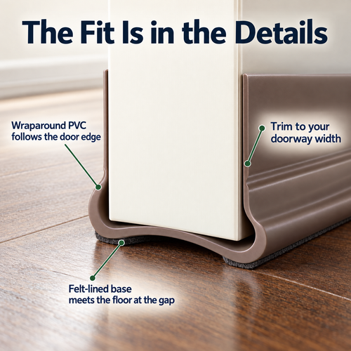 Steadwell Rewards Door Gap Seal — A closer fit at the threshold
