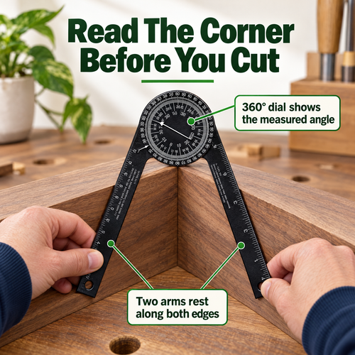 Miter Angle Finder — Measure Before You Cut