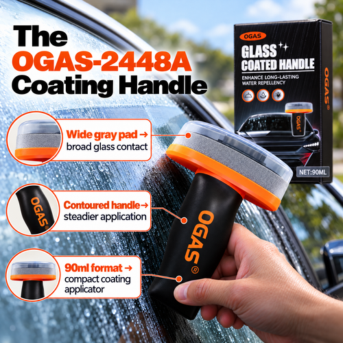 Rain-Ready Glass Coating — Helps Water Bead & Roll Off