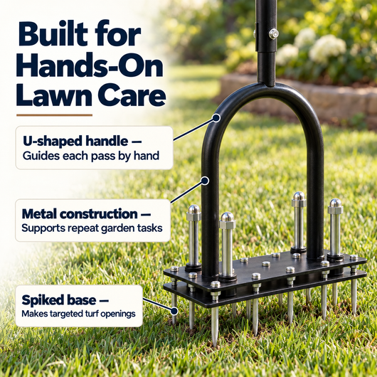 Steadwell Lawn Aerator — Targeted Turf Care
