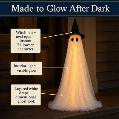Steadwell Glow Ghost — Halloween Welcome