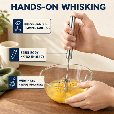 PressWhisk — Hands-On Egg Prep