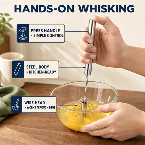PressWhisk — Hands-On Egg Prep