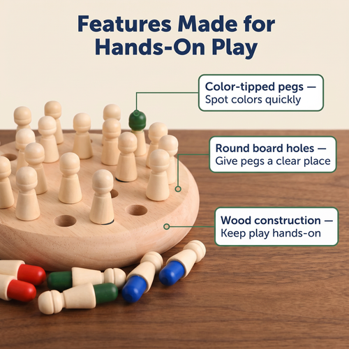Color-Match Pegboard — Hands-On Memory Play
