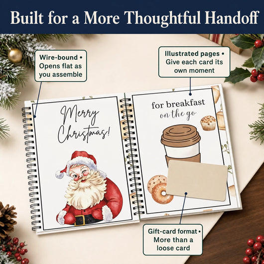 Christmas Gift Card Moment Book — Make Every Card Feel Personal