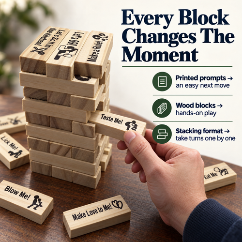Prompted Tumble Tower — Playful Date Nights