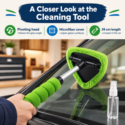 Windshield Wipe — Compact Car-Glass Cleaning