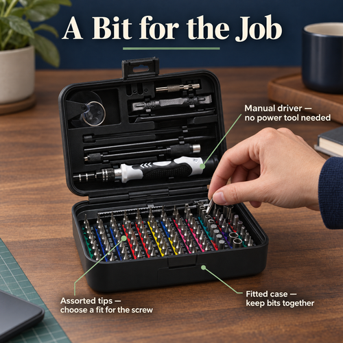 Precision Screwdriver Set — Ready for Small Repairs