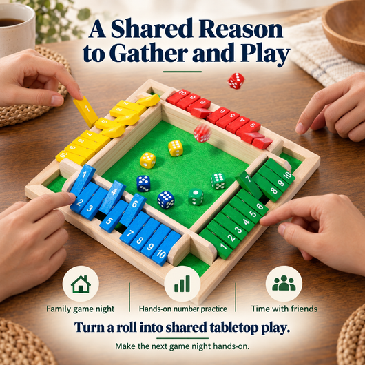 Flip & Count Tabletop Game — Make Number Practice Play