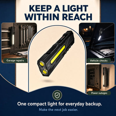 Magnetic Work Light — Hands-Free Visibility
