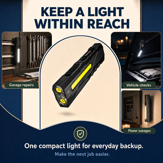 Magnetic Work Light — Hands-Free Visibility