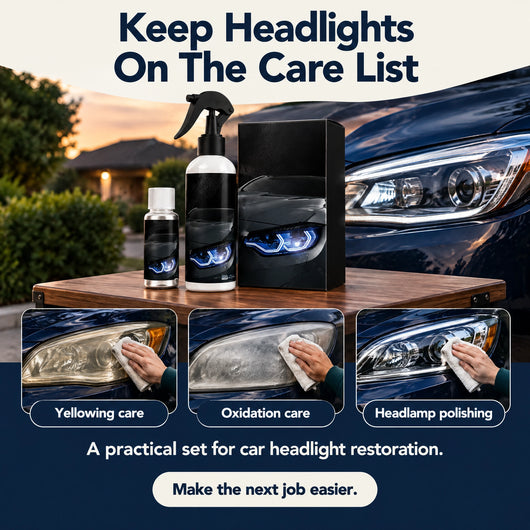 ClearBeam Headlight Care Kit — Clearer Lenses