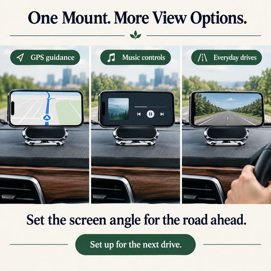 PivotView Magnetic Dash Mount — Flexible Viewing