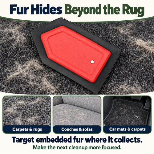 Pet Hair Fabric Scraper — Target Embedded Fur