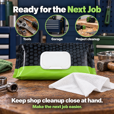 Shop Cleanup Wipes — A Wipe Within Reach
