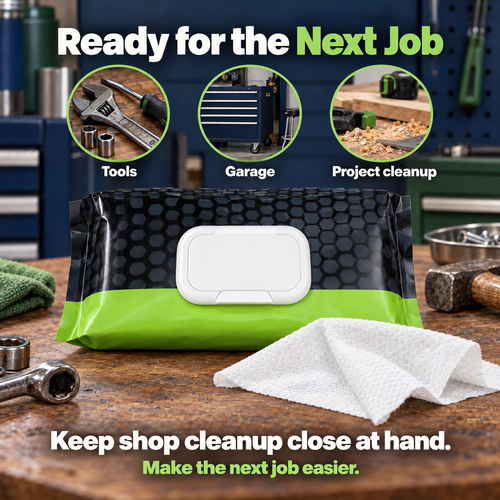 Shop Cleanup Wipes — A Wipe Within Reach