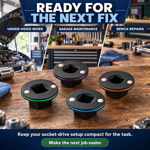 Stubby Drive Adapter Set — Compact Socket Access