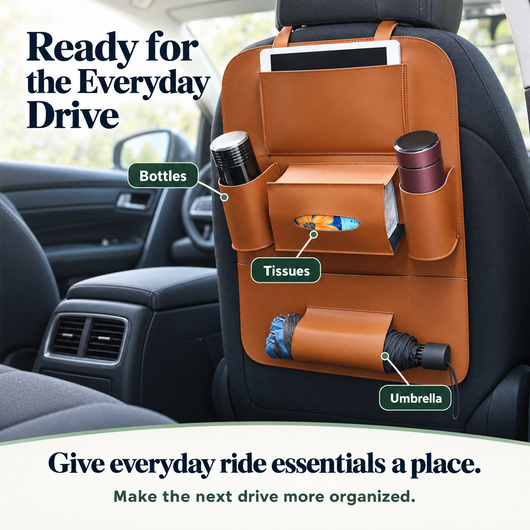 Seatback Organizer — Keep Ride Essentials Together