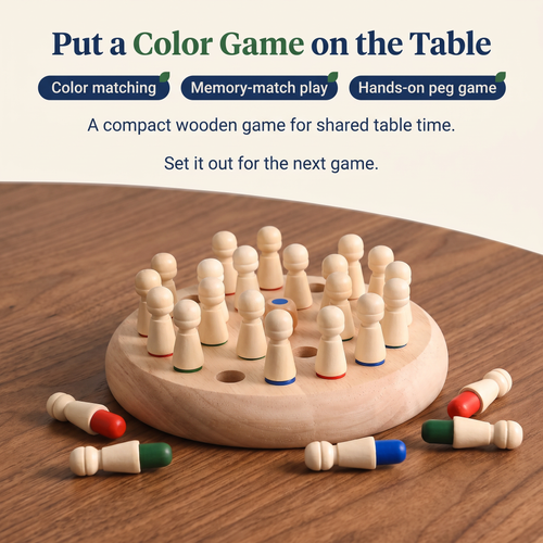Color-Match Pegboard — Hands-On Memory Play