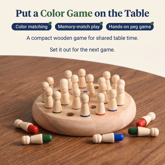 Color-Match Pegboard — Hands-On Memory Play