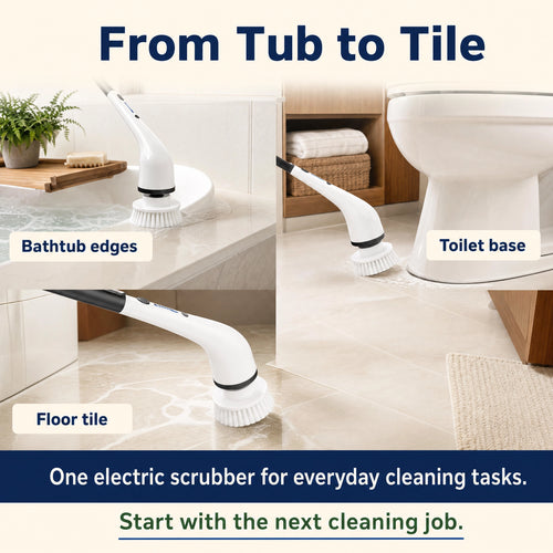 SpinReach Scrubber — Focused Cleaning