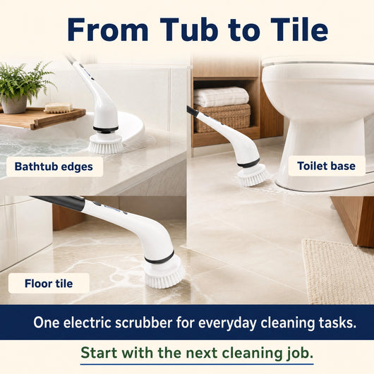 SpinReach Scrubber — Focused Cleaning