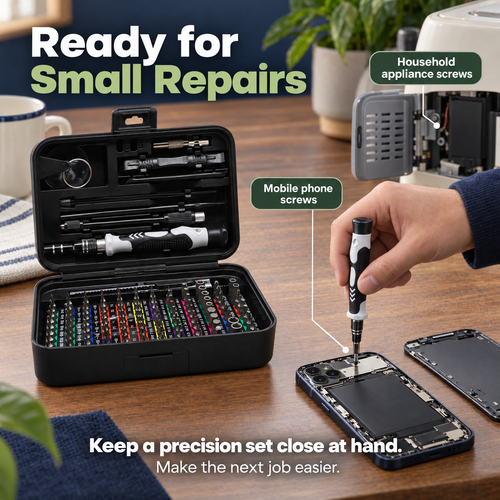Precision Screwdriver Set — Ready for Small Repairs