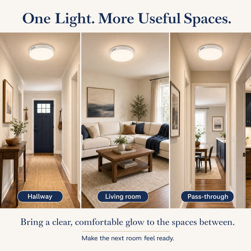 MotionGlow Ceiling Light — Light Where You Need It