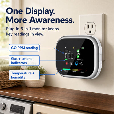PlugView Home Monitor — Key Readings at a Glance