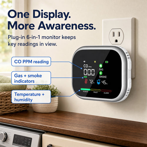 PlugView Home Monitor — Key Readings at a Glance