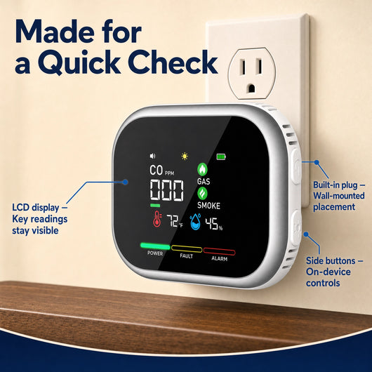 PlugView Home Monitor — Key Readings at a Glance
