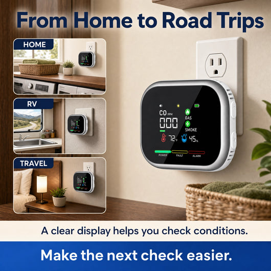 PlugView Home Monitor — Key Readings at a Glance