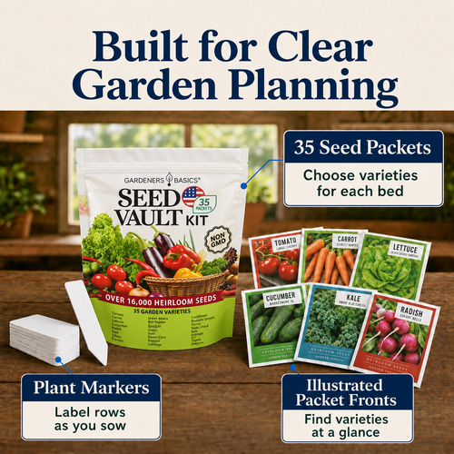 GardenStart Seed Vault — Plan Every Garden Row