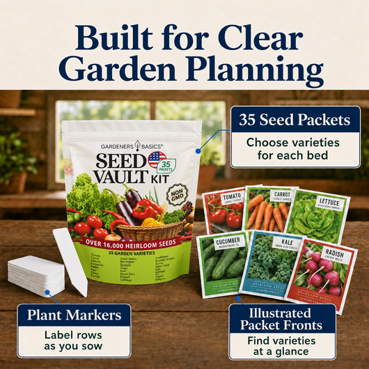 GardenStart Seed Vault — Plan Every Garden Row