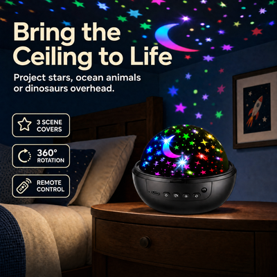 StarStory Dome Projector — Colorful Ceiling Scenes