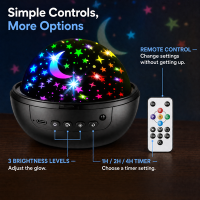 StarStory Dome Projector — Colorful Ceiling Scenes